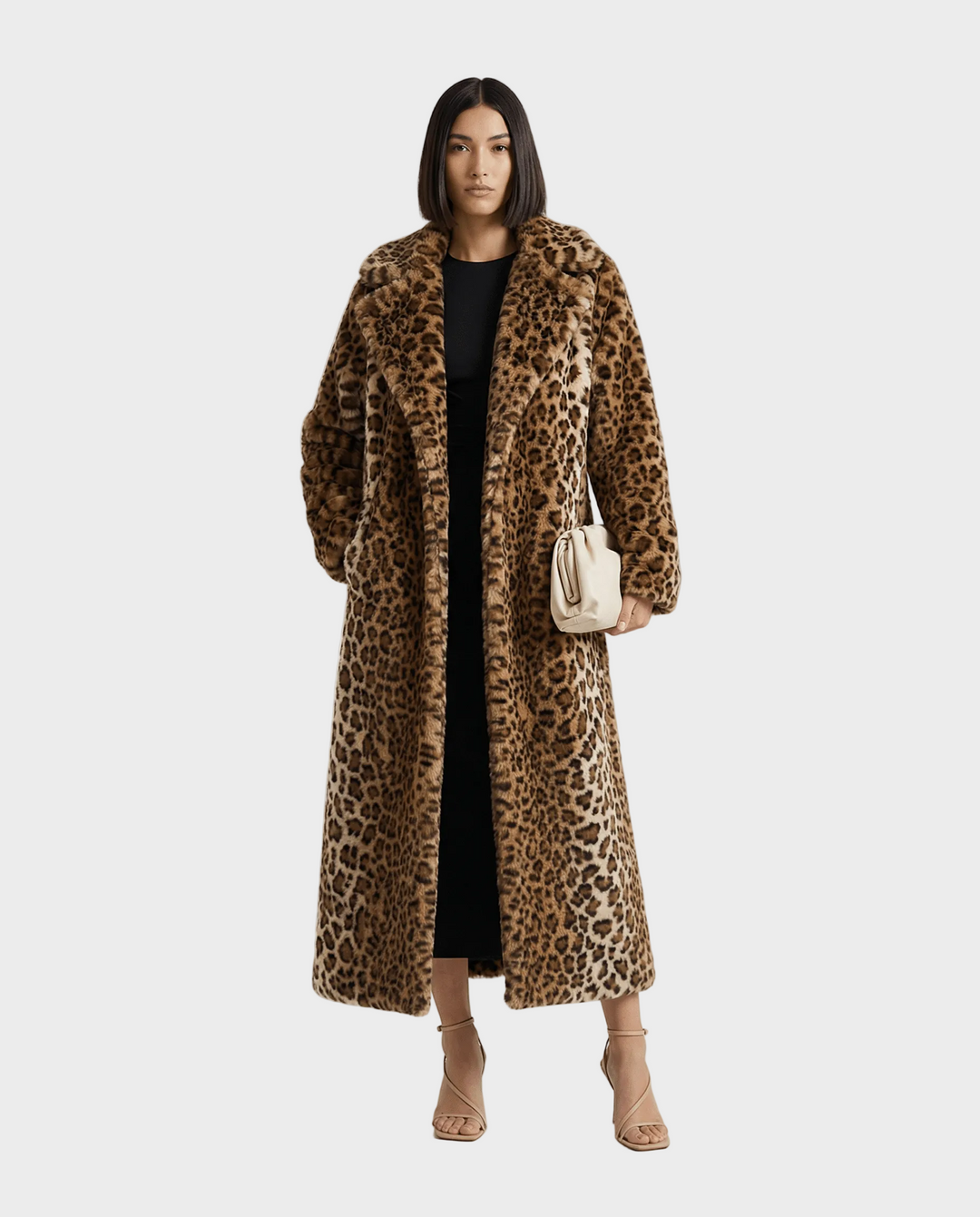 Aurelia Leoparda Mētelis no Mākslīgās Vilnas