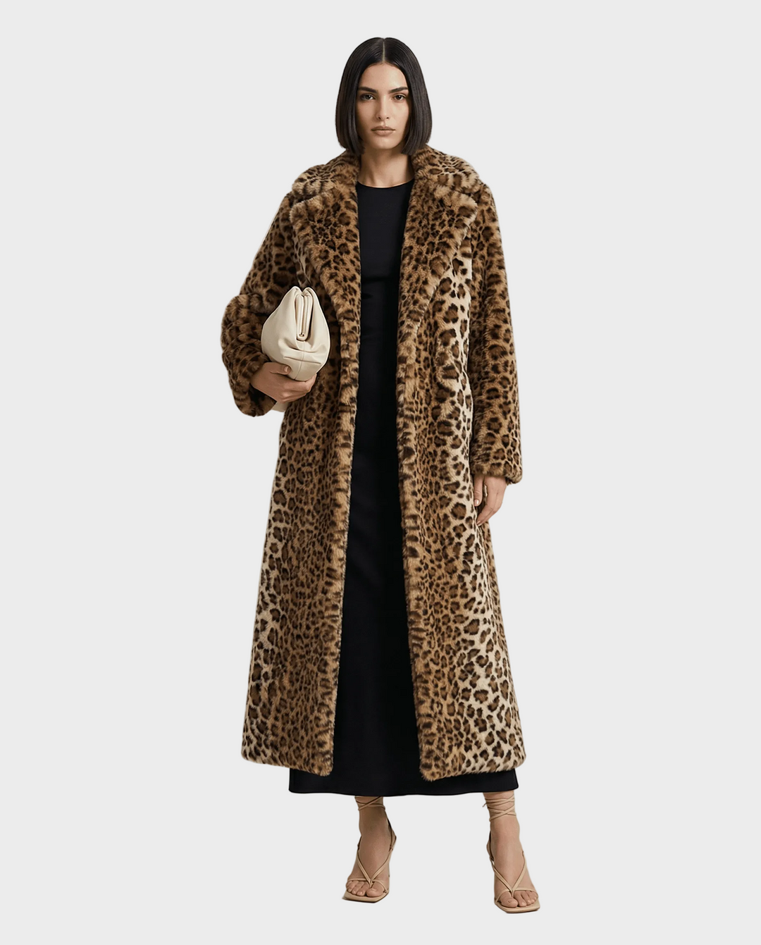 Aurelia Leoparda Mētelis no Mākslīgās Vilnas