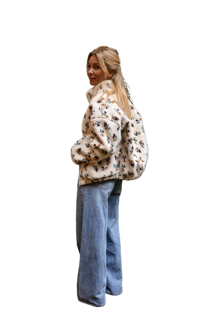 Ecru - Ziedu Fleece Jaka Alice