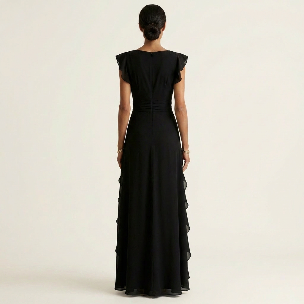 Deliht - Eleganta maxi kleita ar šuvēm