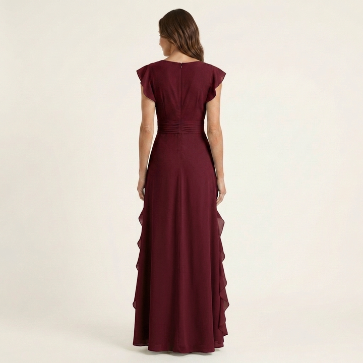 Deliht - Eleganta maxi kleita ar šuvēm