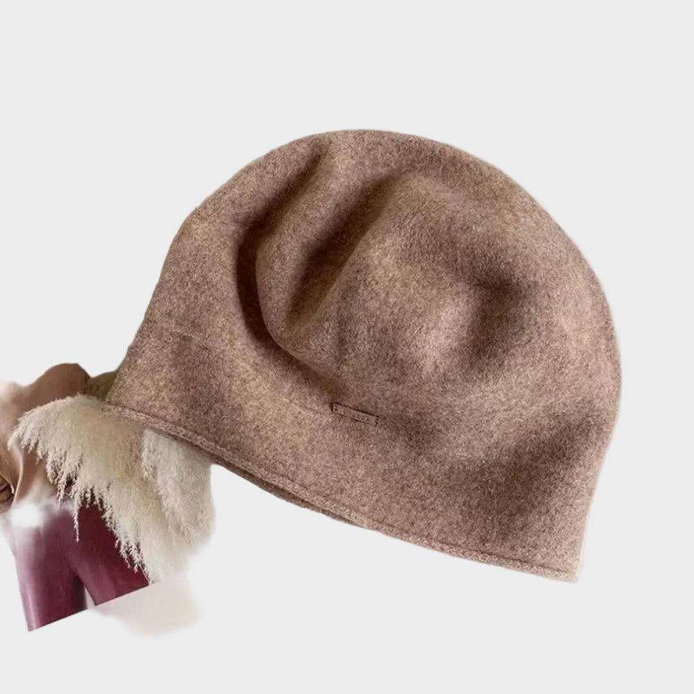 Suz - Mīksts kašmira maisījuma berets brīvā stilā