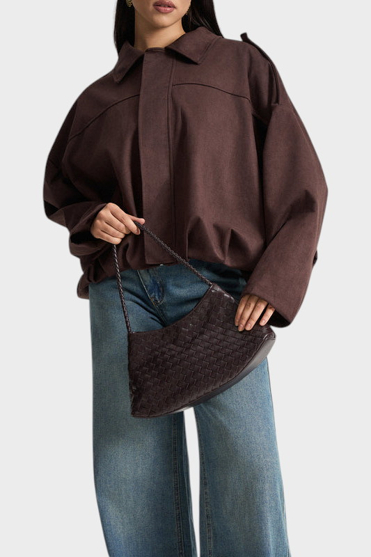 Vita | Suede bomber jaka